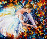 Ballet Home Decor Dancer Oil Painting On Canvas By Leonid Afremov Studio - Ballerina