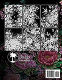 Midnight Garden Coloring Book: Beautiful Flowers and Floral Designs In Midnight Coloring Books Featuring for Adults Stress Relief and Relaxation