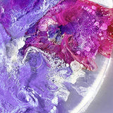 Pixiss Purple Alcohol Inks Set, 5 Shades of Highly Saturated Purple and Pink Alcohol Ink, for Resin Petri Dishes, Alcohol Ink Paper, Tumblers, Coasters, Resin Dye