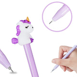 20 Pieces Cartoon Animal Pens, Including Alpaca Pens Unicorn Pens and Sheep Camel Gel Pen for Office School Supplies