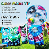 26 Colours Tie Dye Kits, Caloyee Permanent One Step Tie Dye Set for Craft Arts Fabric Textile Party DIY Handmade Project, Non-Toxic Tie Dye Supplies