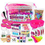 DilaBee DIY Slime Making Kit for Girls - {48 Piece} Super Jumbo Starter Set – Safety Tested & Certified! Non-Toxic Slime Accessories & Supplies – Instructions Included