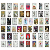 50 Pcs Tarot Stickers|Tarot Waterproof Vinyl Stickers for Bike Water Bottles Laptop Bicycle Refrigerator Cup Luggage Computer Mobile Phone Skateboard Decals