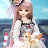 W&Y 1/4 SD Doll 40Cm 16Inch BJD Jointed Dolls Children's Creative Toys Surprise Doll Best Gift for Girls Clothes+ Makeup + Accessory