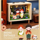 WYD Small Wooden Box Series Doll House Miniature Kit ,with Furniture and Dustproof Wooden Mini House Miniature Houses for Crafts (Vanilla Bakery)