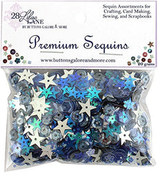 Buttons Galore PS115 28 Lilac Lane Premium Sequins 20g Stardust, Multi