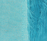 Faux Fur Fabric Long Pile Gorilla TURQUOISE / 60" Wide / Sold by the yard