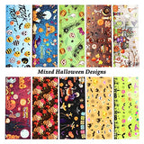 10 Rolls Halloween Nail Stickers - Halloween Nail Foil Transfers Stickers Pumpkin Spider Skull Ghost Witch Nail Decals DIY Nail Art Tips for Manicure Tips Wraps Nail Design