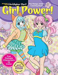 The Manga Artist's Coloring Book: Girl Power!: Fun Female Characters to Color (Drawing With