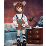 1/6 Puppet Bjd Doll Sd Doll Figurine 26 cm 10.2 Inches Spherical Joint Doll Makeup + Clothes + Wig + Shoes + Accessories + DIY Toy Surprise Gift,A