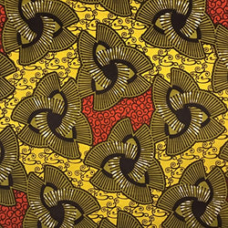 African Print Fabric Cotton Print 44'' wide Sold By The Yard (185173-1)