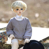1/4 Bjd Doll Sd Doll Handsome Male Doll Joint Puppet Simulation Doll Naked Baby + Facial Makeup + Clothes + Shoes The Girl Toy