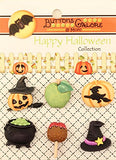 Buttons Galore HHGROUP Happy Halloween Buttons - Set of 6 Cards