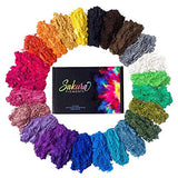 Epoxy Resin Dye - Mica Powder - 24 Color Pigment Set 8.5oz/0.35oz - Cosmetic Grade Soap Colorant - Lip Gloss - Candle Dye - Slime Colorant - Soap Making Supplies - Bath Bomb Dyes - Nail Art