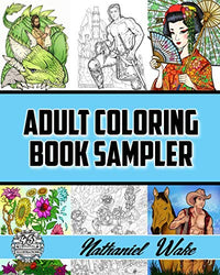 Adult Coloring Book Sampler: Coloring Books For Adults: Fan Favorites Huge Variety Selection