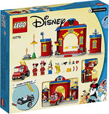 LEGO Disney Mickey and Friends – Mickey & Friends Fire Truck & Station 10776 Building Kit; Fun Firehouse Play Set; New 2021 (144 Pieces)