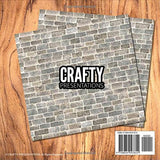 Brick Wall Background Scrapbook Paper: Brick Images 8x8 Single Sided For DIY Papercrafts Crafts Homemade Greeting Cards Party Invites Scrapbooking ... 15 Sheets Vol. 3 (Printmaking Paper Series)