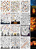 1000+ Patterns Halloween Nail Stickers for Nails Art Decals, Lorvain Self-Adhesive 3D Nail Art Stickers Mixed Styles 12 Sheet for Women Girls Kids Halloween Party Decorations Nail Applique DIY Supplies