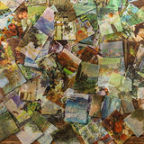 400 Pcs Scrapbook Paper Vintage Decorative Flowers Scrapbooking Supplies for Journaling, Natural Bullet Junk Journal Decoupage Paper for Kids, Album Travel DIY Crafts, Arts, Diary Planner, Notebook