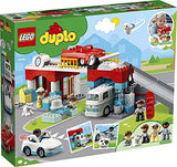 LEGO DUPLO Parking Garage and Car Wash 10948 Kids’ Building Toy Featuring a Car Wash, Gas Station and Car Park; New 2021 (112 Pieces)