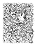 Fanciful Faces Coloring Book (Creative Haven)
