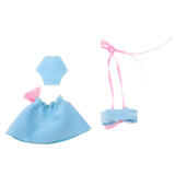 Lovely Blue Bikini Bathing Suit Clothes for Middle Blythe Doll Swimming Outfit Accessories