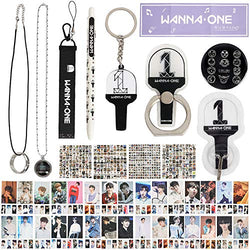 Fatyi Wanna One Fan Set with Lomo Card, Keychain, Necklace,Phone Stand, Pen, Ring, Lanyard, Hook, 3D Sticker & Banner