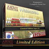 The Army Painter Wargamers Complete Paint Set - Miniature Painting Kit with 124 Model Paints, 5 Bonus Miniatures Paint Brushes and a Free Painting Guide - Miniature Paint Set for Miniature Figures