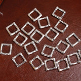 20pcs Square Bead Frames Findings 12 x 12mm