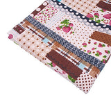 RayLineDo 100% Cotton Linen Printed Fabric Countryside Style Patchwork Tablecloth 150cm wide -