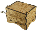 TheLaser'sEdge, You are My Sunshine, Personalizable Music Box, Laser Engraved Birch Wood (Artistic Standard)