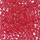 Darice Beads Faceted Acrylic Christmas Red 8mm 315Pc (6 Pack) 06314 T19 Bundle with 1 Artsiga