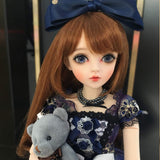 Y&D 1/3 BJD Doll Children Toy Collection 60cm 23.6" Ball Joint SD Dolls with Clothes Wig Shoes Makeup Best Gift for Girls,A