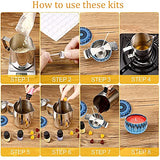 DIY Candle Making Kit, QUIENKITCH Beeswax Arts and Crafts DIY Tools Kit for Adults and Beginners Include Fragrance, Beeswax, Candle Wicks, Melting Pot, Tins, Dyes, Thermometer,Centering Devices,Mould