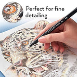 Arteza Fineliner Pens and Coloring Book Bundle, Drawing Art Supplies for Artist, Hobby Painters & Beginners
