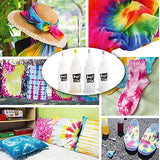 4 Colors Tie Dye Kits, Come with A Pair of Sock and A Scrunchie. Non-Toxic, Craft Dye Kits for Kids, Adults, Beginner-Friendly (Scrunchie & Sock)