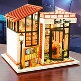 CUTEBEE Dollhouse Miniature with Furniture, DIY Dollhouse Kit Plus Dust Proof and Music Movement, 1:24 Scale Creative Room Idea
