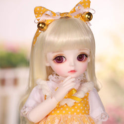 Y&D BJD Doll 1/6 SD Dolls Yellow Skirt Movable Joint Doll Support Change Clothes Wig Eyes DIY Classic Toys Children Gift