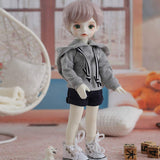 Original Design 1/6 BJD Doll 26CM 10Inch 19 Ball Joints SD Dolls DIY Toy Cosplay Fashion Dolls with Full Set Clothes Shoes Wig Makeup, Best Gift for Girls - Alice