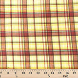 Madras Plaid Fabric (Style 16017) 100% Cotton Printed Fabric 44/45" Wide Sold BTY Shirts,