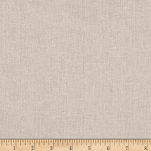 Robert Kaufman Kaufman Essex Yarn Dyed Linen Blend Homespun Fabric by the Yard, Natural