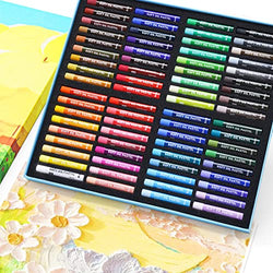 Arrtx Oil Pastels, 72 Colors Artist Soft Oil Pastels Vibrant and Creamy, Suitable for Artists, Beginners, Students, Kids Art Painting Drawing