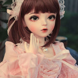 18 Ball Jointed Body BJD Doll 24 Inch Dolls Can Changed Makeup and Dress DIY Toy Gift,D