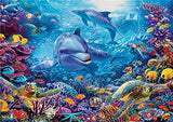 RAILONCH DIY Large 5D Diamond Painting Full Drill for Home Wall Decor - Underwater World (180x70cm)