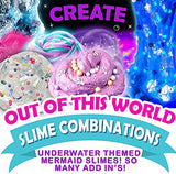 Original Stationery Mermaid Slime Kits for Girls, 35 Pieces to Make Shimmer Mermaid Slime with Lots of Sparkle Slime Add Ins, Great Mermaid Gifts for 9 Year Old Girls