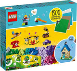 LEGO 11717 Classic Bricks Bricks Plates Large Creative Box, Building Set for Kids 4+ Years Old with Wheels, Windows, Doors & 4 Baseplates