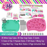 DIY Soap Making Craft Kit for Girls Boys & Adults, Make Your Own Soap Lab Kit, Reusable Mold, Multi-Color & Scents, Gift Teen Tween & Kids Science Make Kits, Fun Educational Activity Science Ages 6+