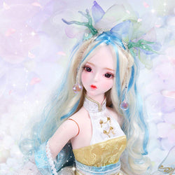 1/3 BJD Doll Children's Creative Toys Size 24 Inch 60CM 26 Ball Jointed SD Dolls with All Clothes Shoes Wig Hair Makeup DIY Toys Surprise Gift,A