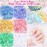 79 PCS Resin Glitter and Accessories Kit, Acejoz Resin Jewelry Making Supplies Including Glitter, Pearl Pigment, Mylar Flakes, Dried Flowers, Foil Flakes and Tweezer for Resin DIY Craft