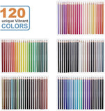 Southsun 160&120 Oil Colored Pencils, Colored Pencils For Art Drawing, Sketching, Adult Coloring Books, Pre-sharpened, Fine Point Lead